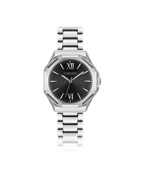 Montre Femme Porter en Acier argentée