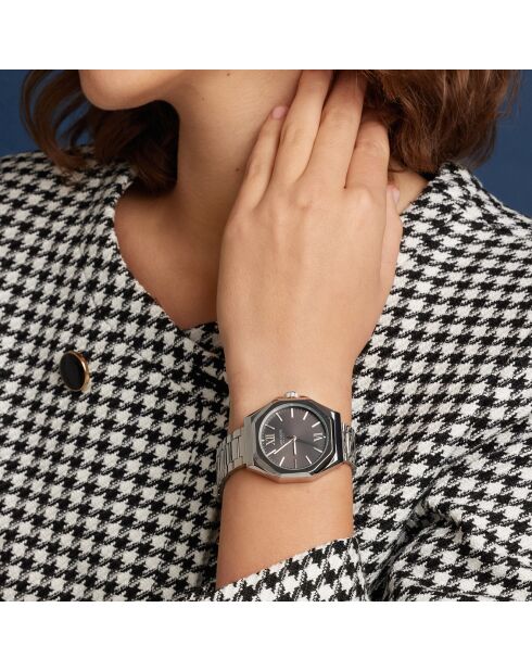 Montre Femme Porter en Acier argentée