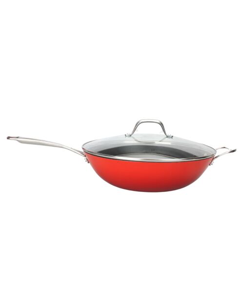 Wok Red Airlron rouge - 5 L