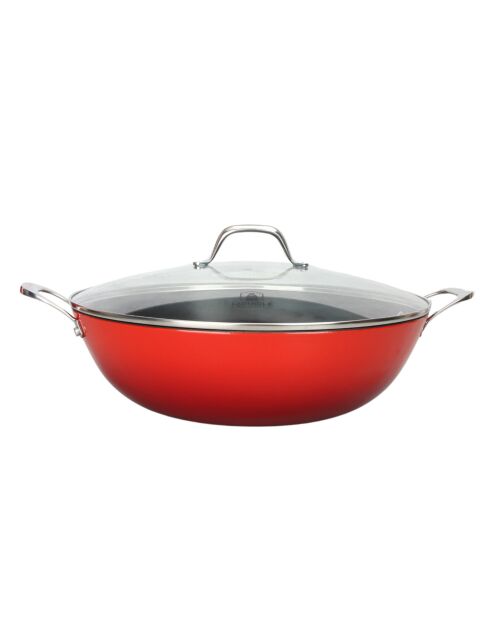 Wok Red Airlron rouge - 10 L
