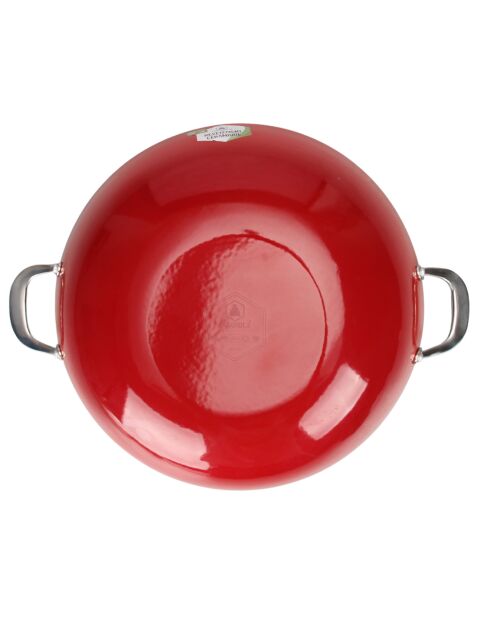 Wok Red Airlron rouge - 10 L