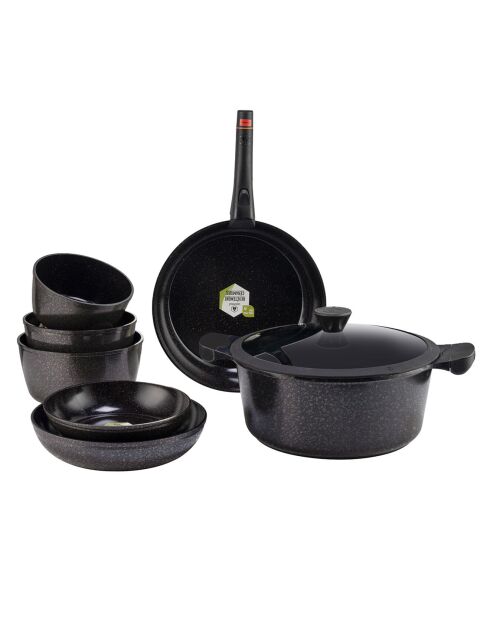 Ensemble Cappucino marron - 9 Pièces