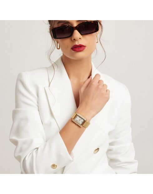 Montre Femme C&M en Acier dorée