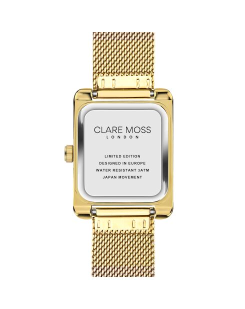 Montre Femme C&M en Acier dorée