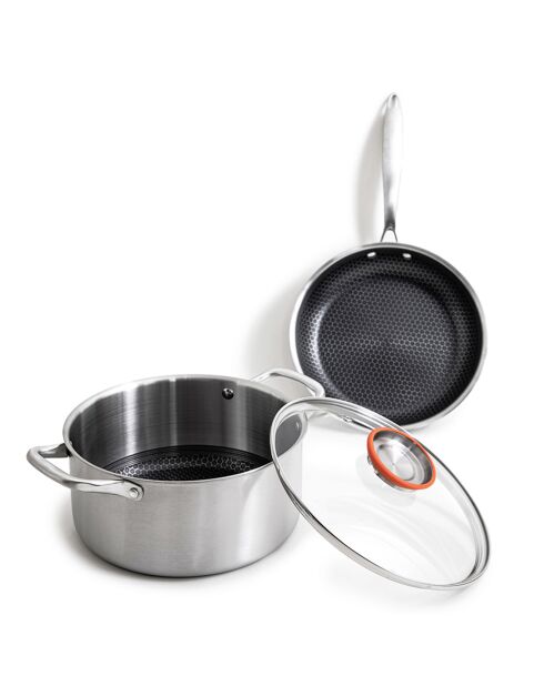 3 pezzi Triplex Blackcube in argento