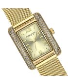 Montre Femme Doré en Acier dorée