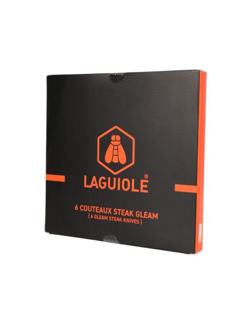 6 Couteaux Gleam noirs