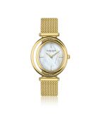 Montre Femme Clare Pearl en Acier dorée