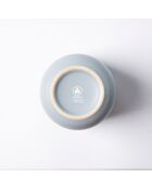 4 Tasses en Grès Réactif Iris bleu/gris - 290 ml