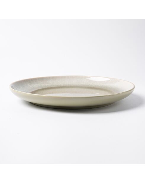 Juego de vajilla de gres reactivo Green Iris - 12 piezas -