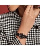 Montre Femme Clare Petite en Cuir noire