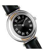 Montre Femme Clare Petite en Cuir noire