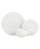 Service à table en Porcelaine Gallus blanc - 18 Pièces