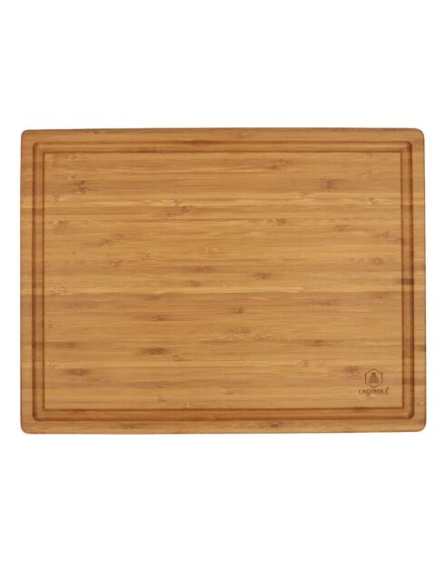 Planche à découper en bambou marron foncé - 40x30x3cm