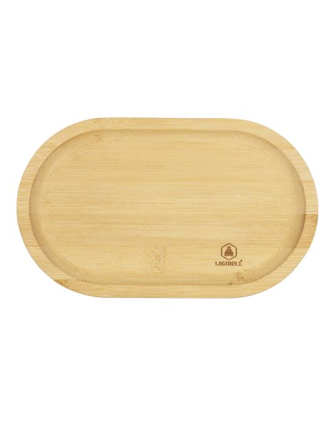 Vassoio in bambù marrone - 20x12x1,5 cm