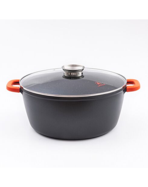 Faitout anti-adhésif céramique Greblon CK2 induction noir - D.40 cm