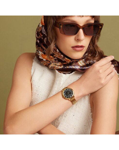 Montre Femme Victoria en Acier dorée