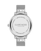 Montre Femme Rose en Acier argentée