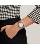 Montre Femme Rose en Acier argentée