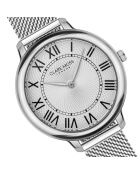 Montre Femme Rose en Acier argentée