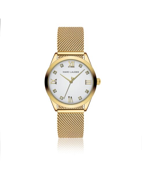 Montre Femme Porto en Acier dorée
