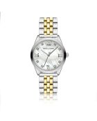 Montre Femme Geneva MOP en Acier doré/argenté
