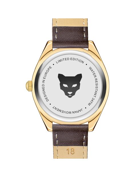 Montre Femme Marrakech en Cuir marron