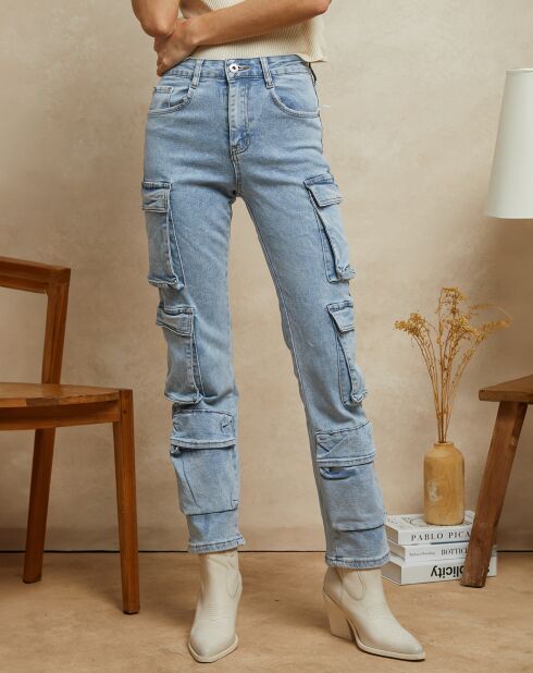 Blaue Jeanshose Mollo