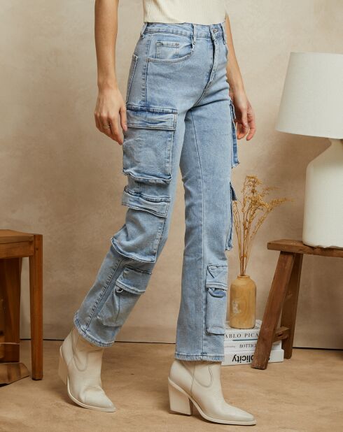 Blaue Jeanshose Mollo