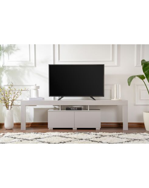 Meuble TV Enclave gris - 180x50x31.3 cm