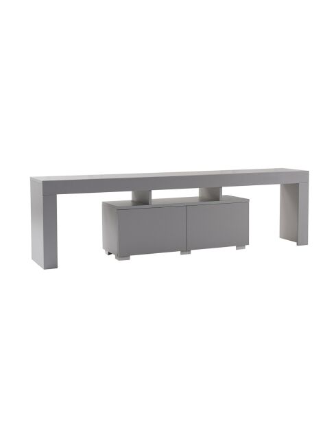 Meuble TV Enclave gris - 180x50x31.3 cm