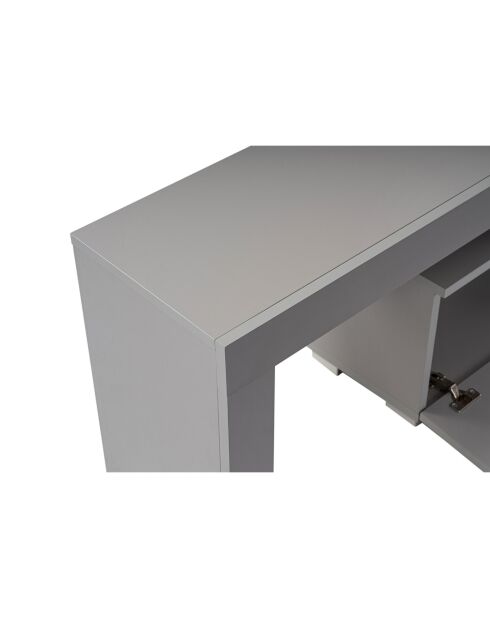 Meuble TV Enclave gris - 180x50x31.3 cm