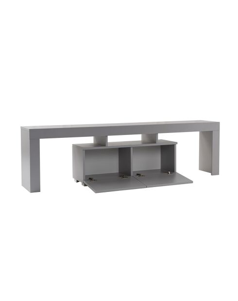 Meuble TV Enclave gris - 180x50x31.3 cm