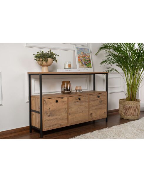 Console Solace pin/noir - 120x77x29.5 cm