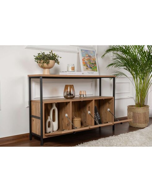 Console Solace pin/noir - 120x77x29.5 cm