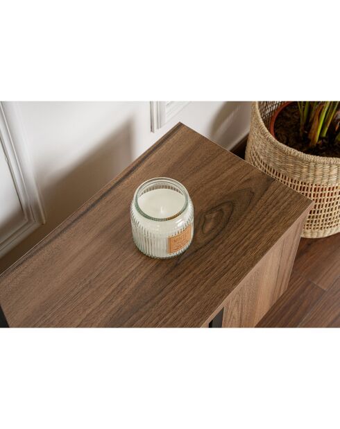 Porta TV Serenity noce/nero - 180x50x29,5 cm