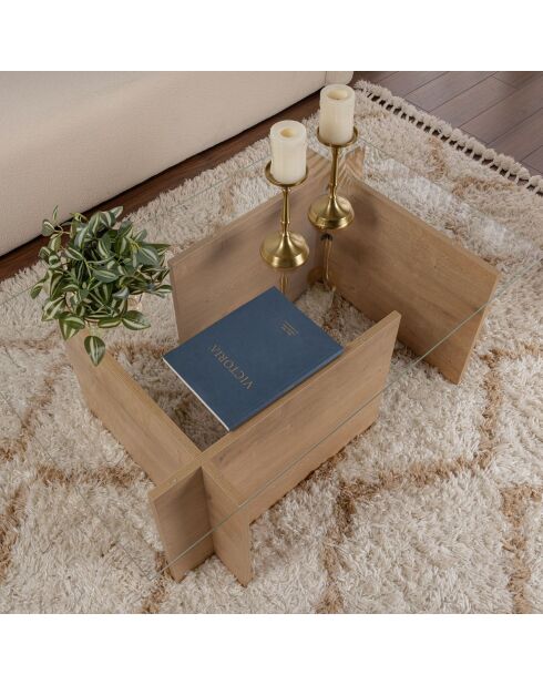 Vetrino Honey Couchtisch - 105x40x65 cm