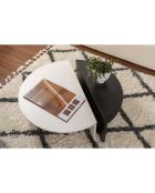 Table basse Orion noir/blanc