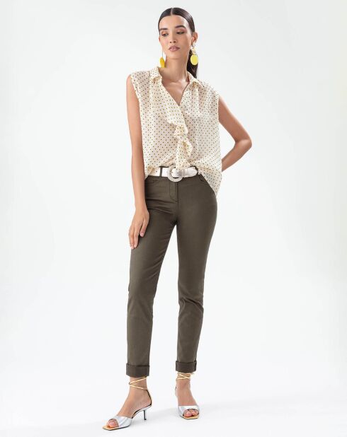 Pantalon Privilege kaki