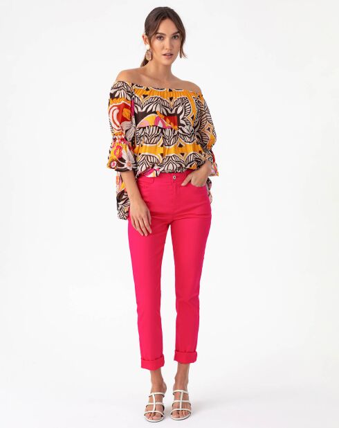 Pantalon Privilege fuchsia