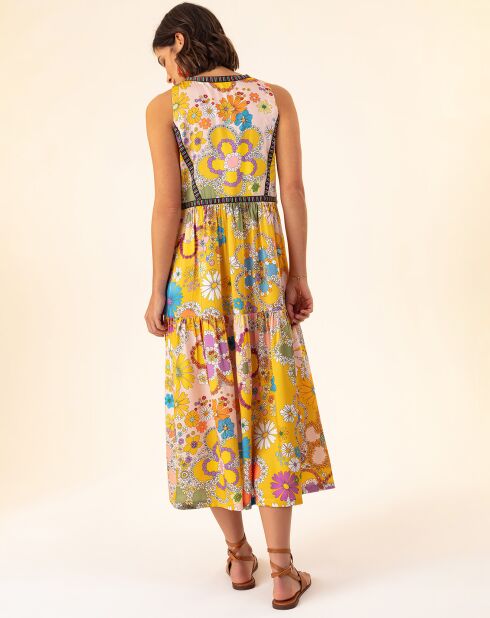 Robe Capucine bouquet/pois