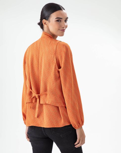 Gilet Embleme patchwork