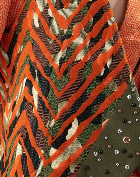 Gilet Embleme patchwork