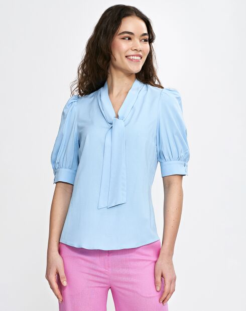 Blouse Lise bleu clair