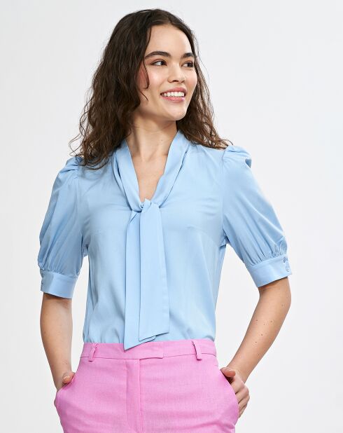 Blouse Lise bleu clair