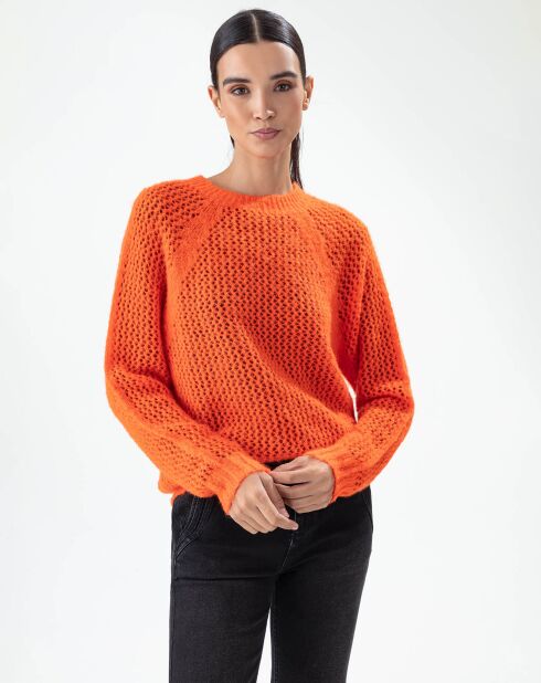 Pull Graphe ultra orange