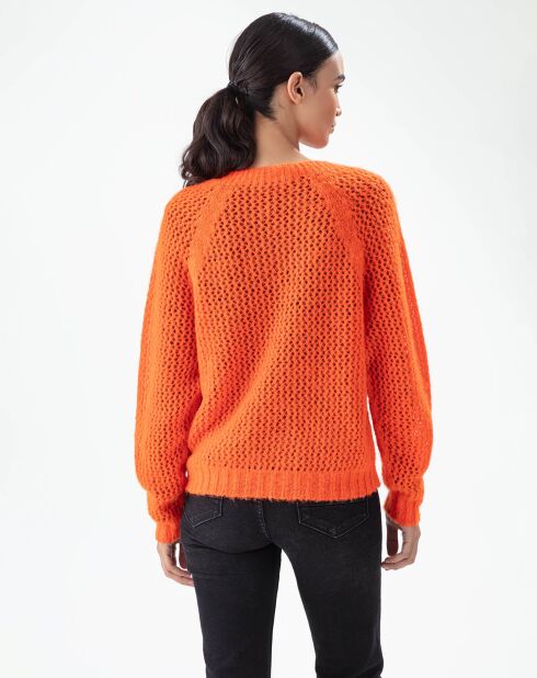 Pull Graphe ultra orange