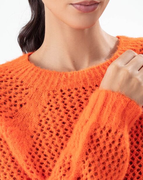 Pull Graphe ultra orange