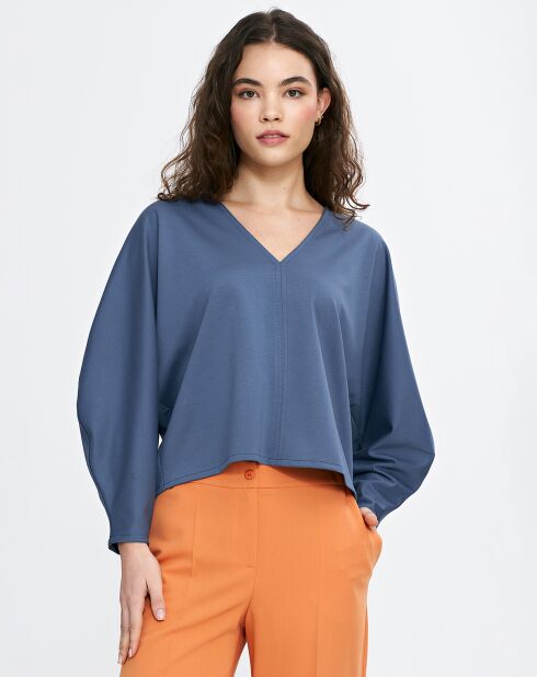 Blouse Louise bleue