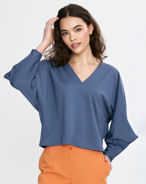 Blouse Louise bleue